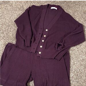 Free People Hailee Cardi Set